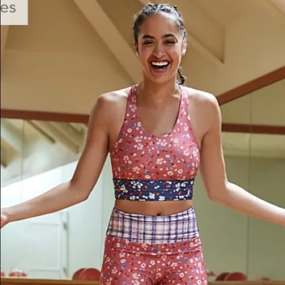 NEW Kachel Anthropologie Floral Sport Bra - Picture 6 of 13